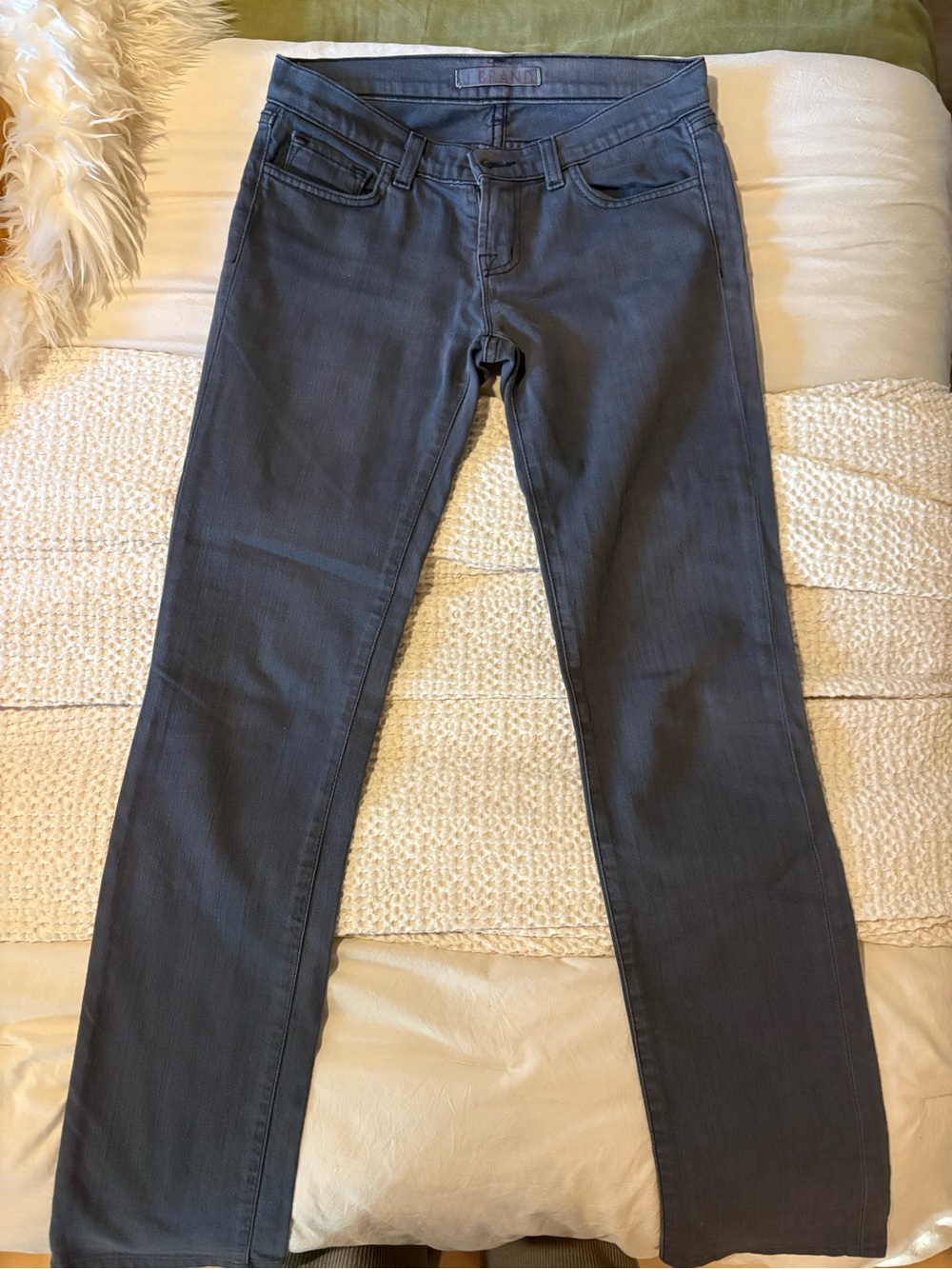J Brand Slim Straight Women's Jeans in Charcoal